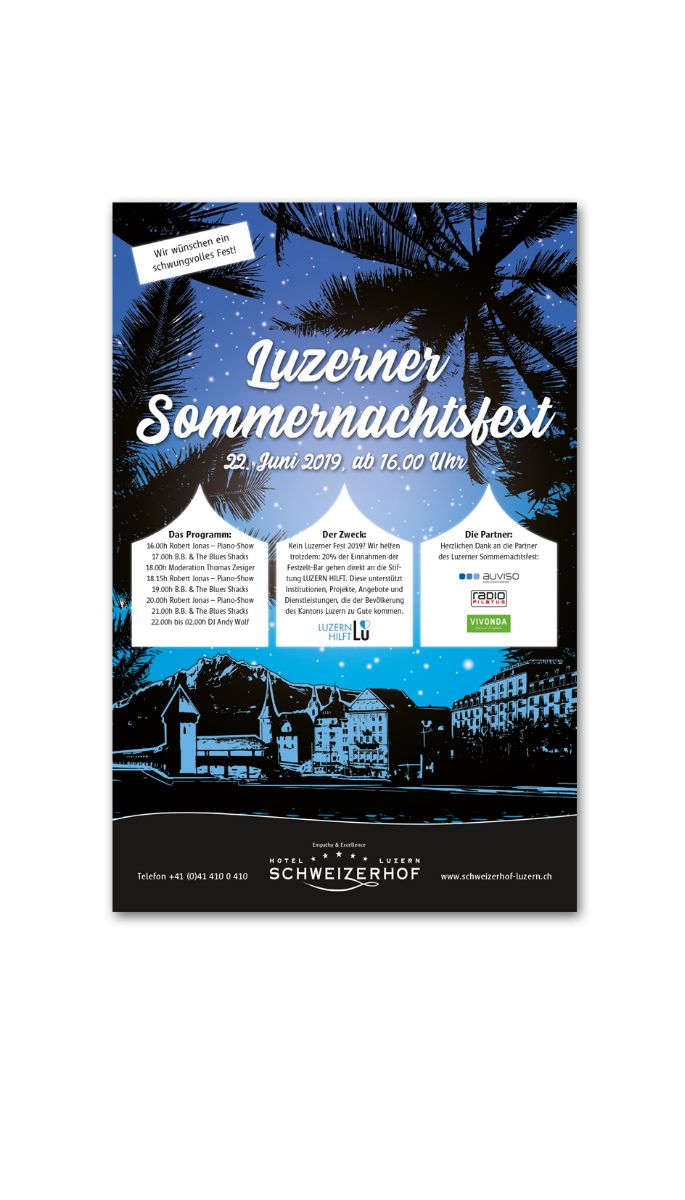 Hotel Schweizerhof Luzern Sommernachtsfest Hotel Schweizerhof Luzern