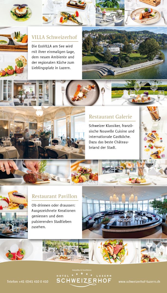 Inserat Hotel Schweizerhof Luzern