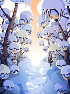 A Winter's Day by Julian Jung Illustration Art