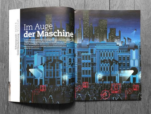 Schweizer Monat Magazin «Gesichtserkennung»