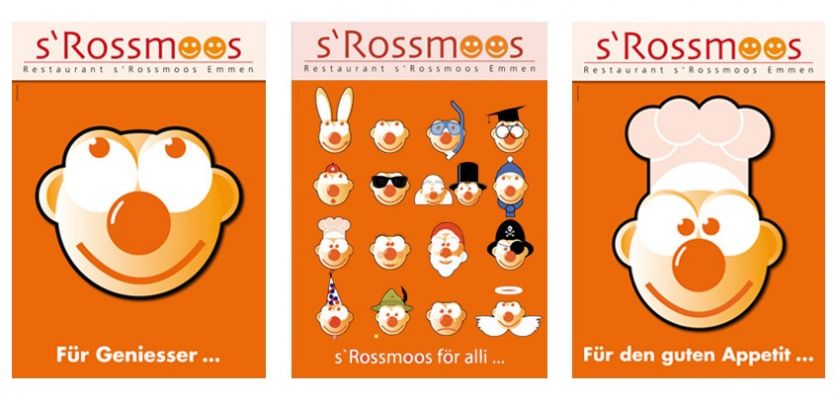 s'Rossmoos Restaurant Plakate