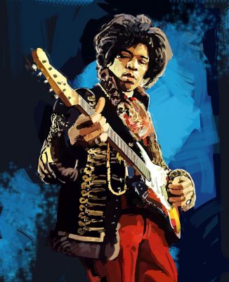 Jimi Hendrix Painting