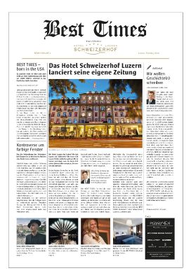 Hotel Schweizerhof Luzern Best Times