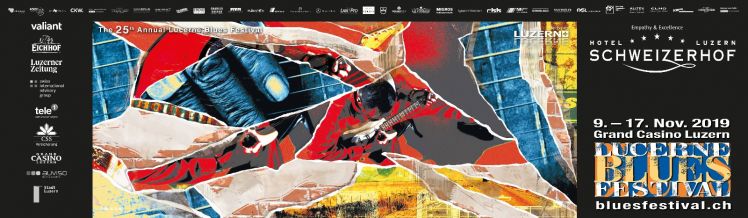 Lucerne Blues Festival 2019 Julian Jung Illustration Art Graphic Design Luzern