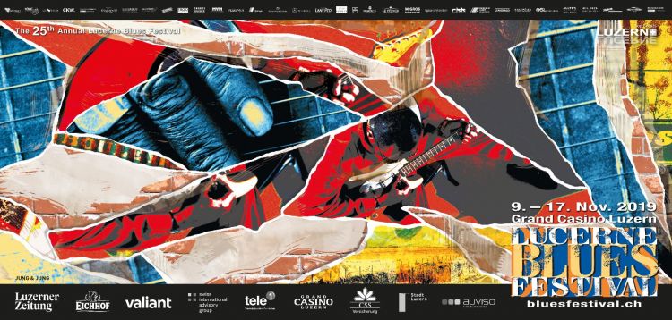 Lucerne Blues Festival 2019 Julian Jung Illustration Art Graphic Design Luzern