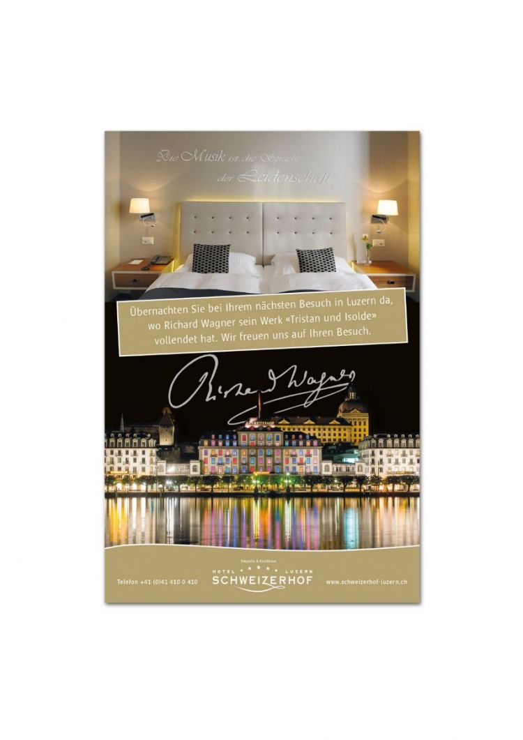 Inserat Hotel Schweizerhof Luzern Hotel Schweizerhof Luzern