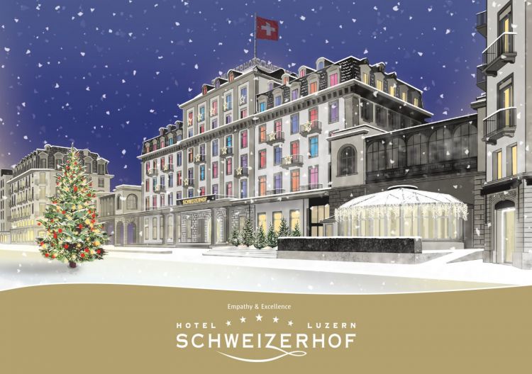Weihnachten Luzern Hotel Schweizerhof