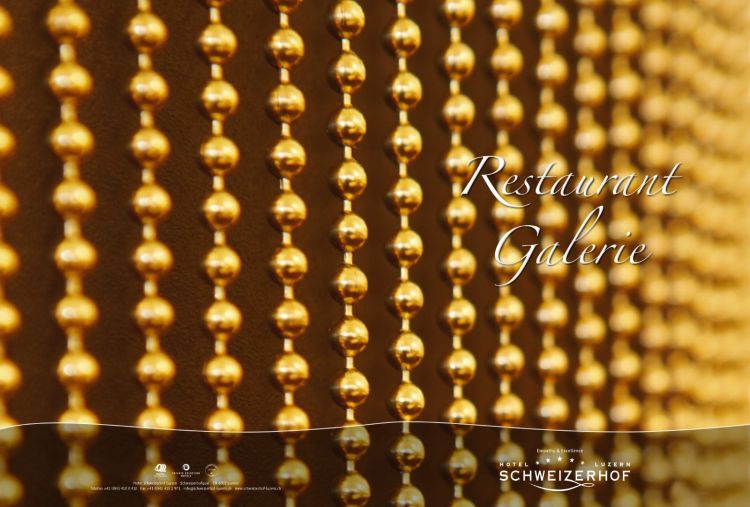 Menukarte Hotel Schweizerhof Luzern